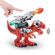 Robo Alive Mega Rex de Guerra 40cm Realista Dino Wars